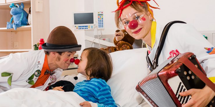 Clown-Doktoren am UKGM